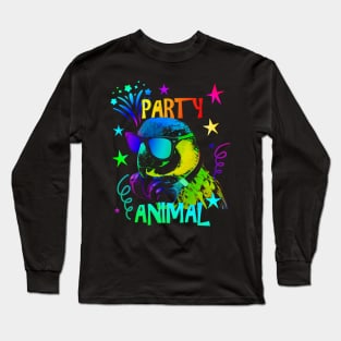 Parrot Party Animal Long Sleeve T-Shirt